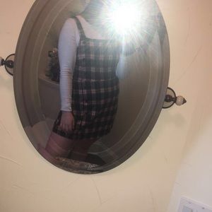 Black and yellow twill dress